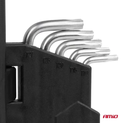 Kľúče TORX dlhé 230mm 9 ks TKL /AMiO/ - obr. 2