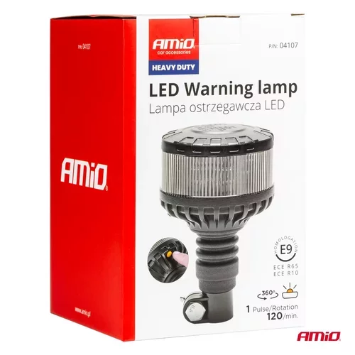 LED výstražný maják W28P 12V 24V AMiO-04107 - obr. 7