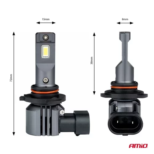 LED žiarovky X4-series AVIATOR HB3 9005 HIR1 9011 H10 6500K max 44W AMIO-03766 - obr. 2