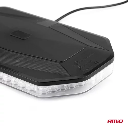 Mini svetelná lišta LED WLB78 magnet 293x171mm R65 R10 48LED 12/24V IP56 AMIO-02920 - obr. 3