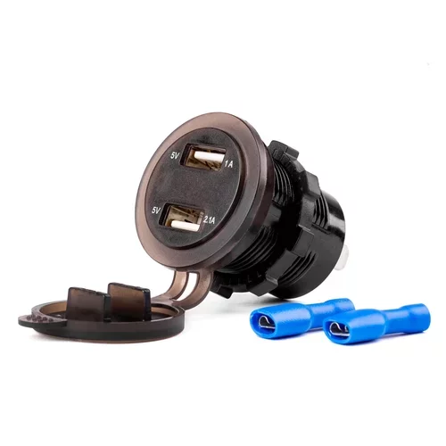 Nabíjačka 2x USB 12/24V MOD-06 AMIO