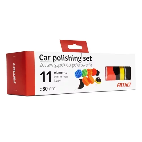 Sada leštiacich kotúčov s adaptérom 9ks + kotúč 80mm + adaptér M14 /AMiO/ - obr. 5