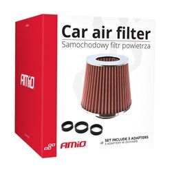 Športový vzduchový filter + 3 adaptéry AF-Chrome AMIO - obr. 2