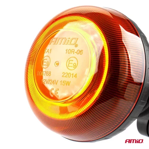 Výstražný maják W21pl tyčový Flexi R65 R10 18LED 12 / 24V IP56 /AMiO/ - obr. 1