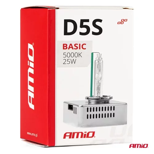 Xenónová výbojka D5S 25W 5000K BASIC AMiO-02941 - obr. 3