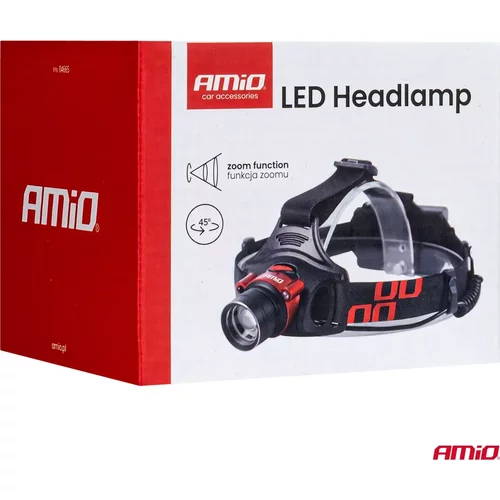 Čelovka LED T6 3600mAh (BATT) AMiO-04665 - obr. 11