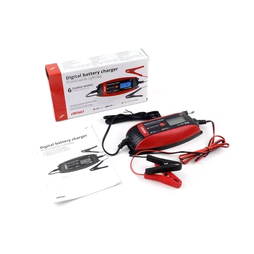 Digitálna nabíjačka auto/moto 6V/12V - 2A/4A - DVL DBC-4A 02088 /AMiO/ - obr. 1
