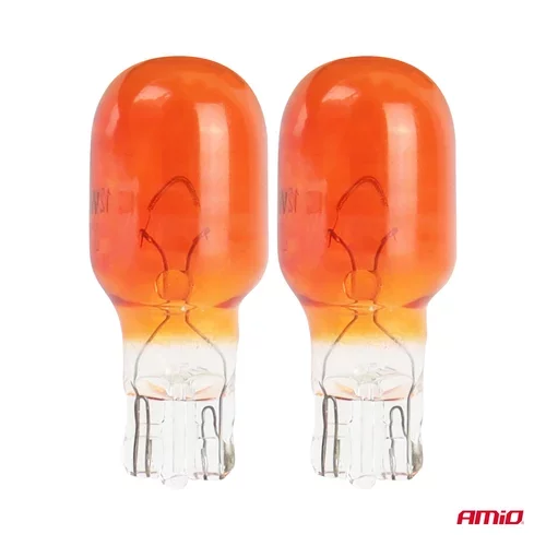 Halogénové žiarovky T15 WY16W W2.1x9.5d 12V 2ks /AMiO/ - obr. 1