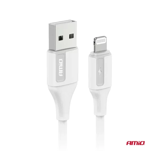 Kábel na nabíjanie USB-A iPhone 3A 100cm FullLINK AMiO-03919 - obr. 1
