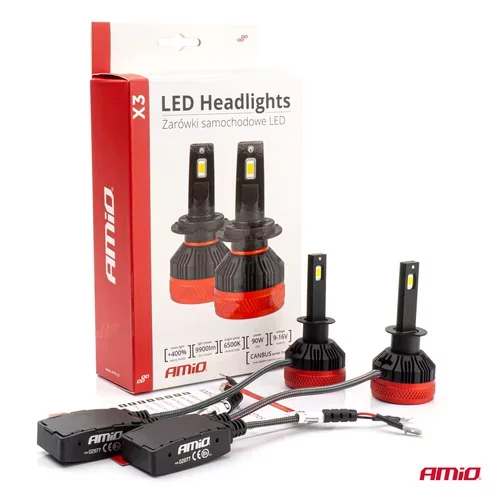 LED žiarovky hlavného svietenia H1 X3 Series AMIO-02977 - obr. 7