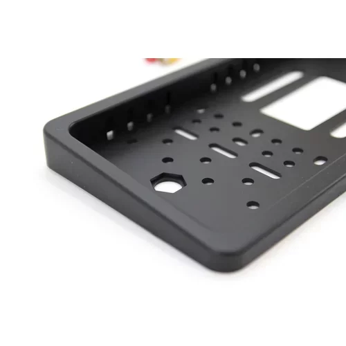 Parkovací asistent TFT01 4,3” s kamerou CAM-402 LED v podložke pod ŠPZ, 4-senzorové, čierne GOLD 18mm /AMiO/ - obr. 4