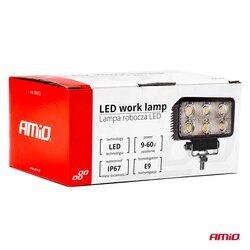 Pracovné LED svetlo AWL02 6 LED FLAT 9-60V AMIO - obr. 9