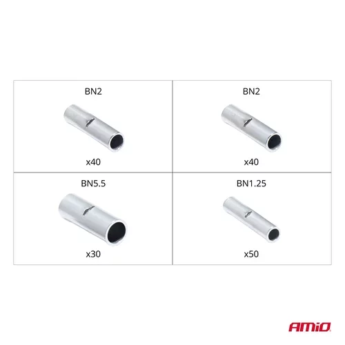 Sada káblových konektorov BN1.25 BN2 BN5.5 160pcs AMiO-04123 - obr. 4