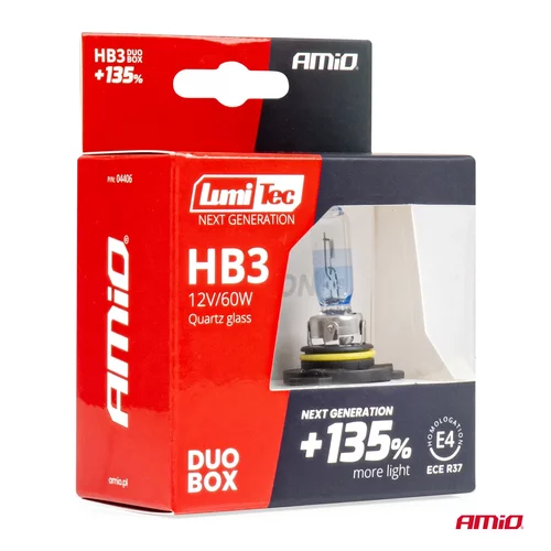 Halogenové žiarovky HB3 12V 60W LumiTec NEXT GENERATION +135% DUO AMiO-04406 - obr. 4