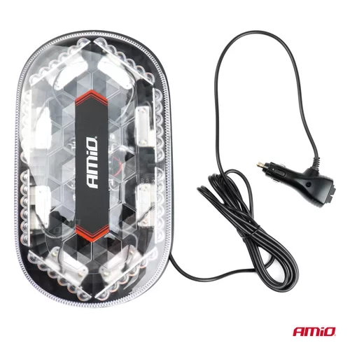 Mini svetelná lišta LED WLB78 magnet 293x171mm R65 R10 48LED 12/24V IP56 /AMiO/ - obr. 4