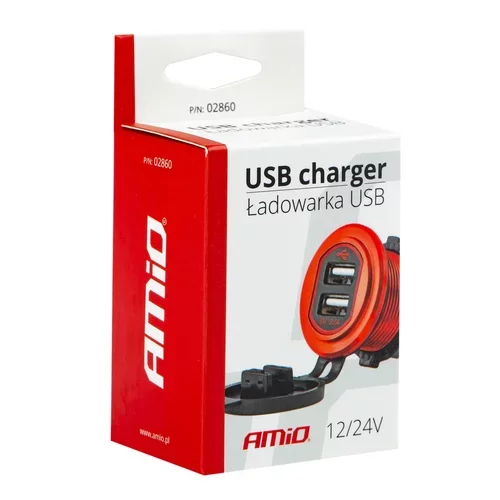 Nabíjačka 2x USB 12/24V MOD-10 /AMiO/ - obr. 4