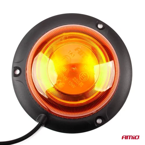 Výstražný maják W213b 3 skrutky R65 R10 18LED 12/24V IP56 /AMiO/ - obr. 2
