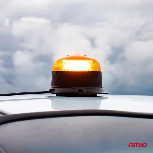 Výstražný maják W213b 3 skrutky R65 R10 18LED 12/24V IP56 /AMiO/ - obr. 6
