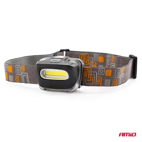 Čelovka LED COB 3xAAA 150Flux IPX3 /AMiO/ - obr. 1