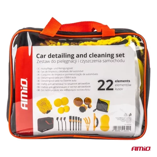 Detailingová sada na čistenie auta 22 ks AMiO-04329 - obr. 9