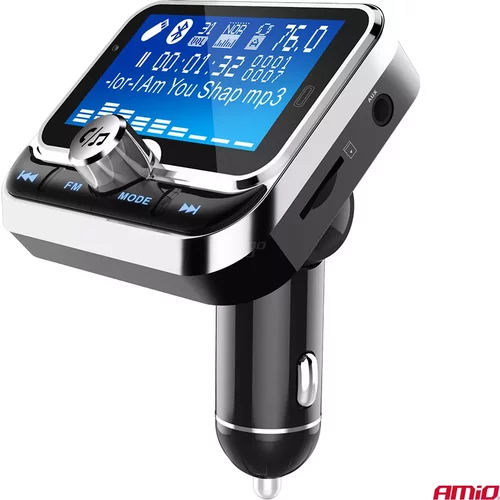 FM transmitter 2×USB-A 12/24V AMiO-04657 - obr. 9