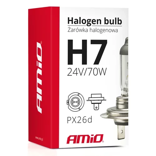 Halogénová žiarovka H7 24V 70W UV filter (E8) /AMiO/ - obr. 4