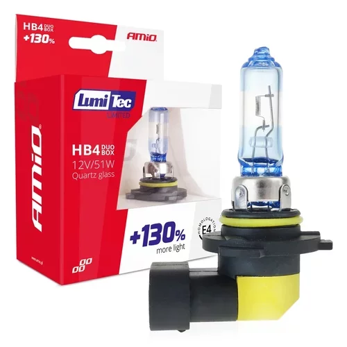 Halogénová žiarovka blister (2ks) HB4 12V 51W sada LumiTec LIMITED +130% /AMiO/