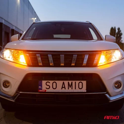 LED žiarovky CANBUS 3030 24SMD 1156 BAU15S PY21W Oranžová 12V/24V /AMiO/ - obr. 4