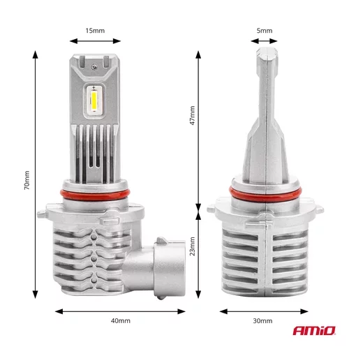 LED žiarovky hlavného svietenia HB4 9006 X1 Series /AMiO/ - obr. 4