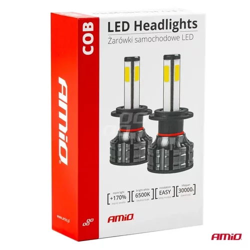 LED žiarovky hlavného svietenia HB4 COB 4Side /AMiO/ - obr. 13