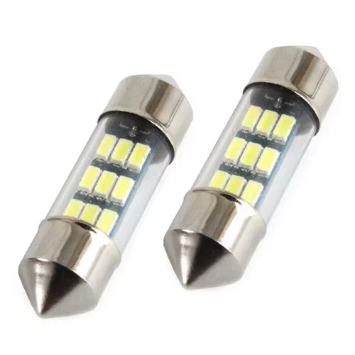 LED žiarovky STANDARD 3014 9SMD Festoon C5W C10W C3W 31mm White 12V /AMiO/ - obr. 1