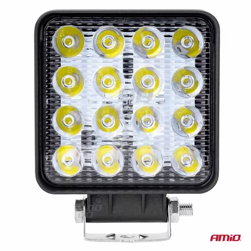 LED pracovné svetlo AWL10 16LED FLOOD 9-36V AMiO-02424 - obr. 2