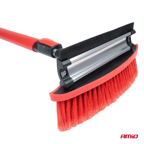 Veľká teleskopická kefa na sneh s škrabkou na ľad a stierkou 98-134 cm AMiO-04147 - obr. 5