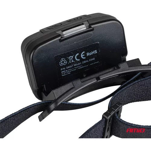 Čelovka LED XPG+COB 1800mAh (BATT) AMiO-04667 - obr. 6