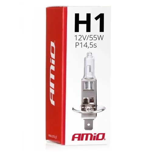 Halogénová žiarovka H1 12V 55W /AMiO/ - obr. 2