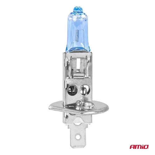 Halogénová žiarovka H1 12V/55W Super White 1ks blister /AMiO/ - obr. 1