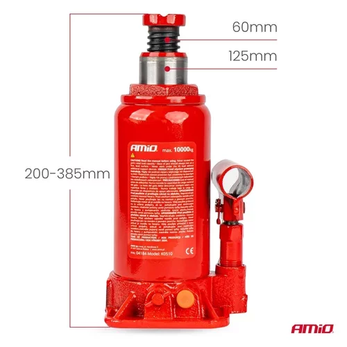 Hydraulický piestový zdvihák 10T v PVC boxe AMIO-04184 - obr. 4