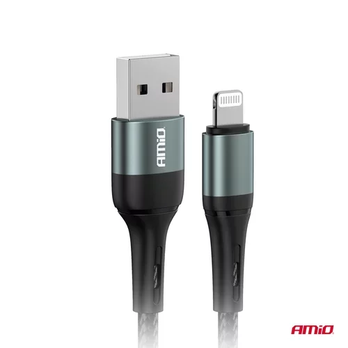 Kábel na nabíjanie USB-A nabíjanie iPhone 3A 100cm FullLINK AMiO-03913 - obr. 1