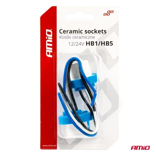 Keramické pätice 2 ks HB1/HB5 9004/9007 /AMiO/ - obr. 2