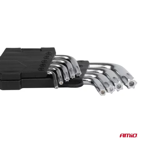 Kľúče TORX dlhé 230mm 9 ks TKL /AMiO/ - obr. 1