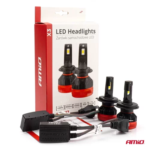 LED žiarovky hlavného svietenia H4 X3 Series CANBUS /AMiO/ - obr. 7