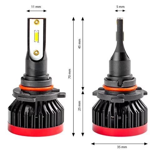LED žiarovky hlavného svietenia HB3 9005/HIR1 9011/H10 BF séria /AMiO/ - obr. 5
