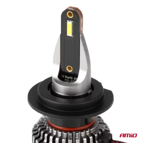LED žiarovky hlavného svietenia K3 H7 12V 6000K canbus AMIO-03683 - obr. 2