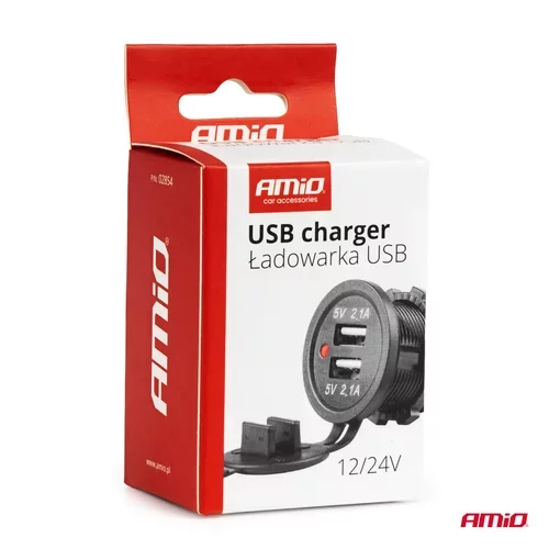 Nabíjačka 2x USB 12/24V MOD-04 /AMiO/ - obr. 4