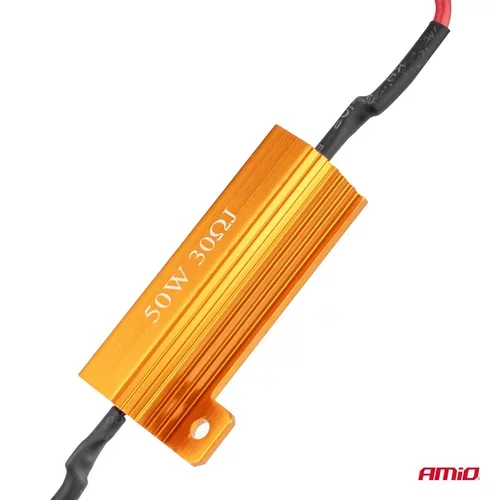 Rezistor pre LED žiarovky CANBUS 30Ω 50W AMiO-04097 - obr. 2