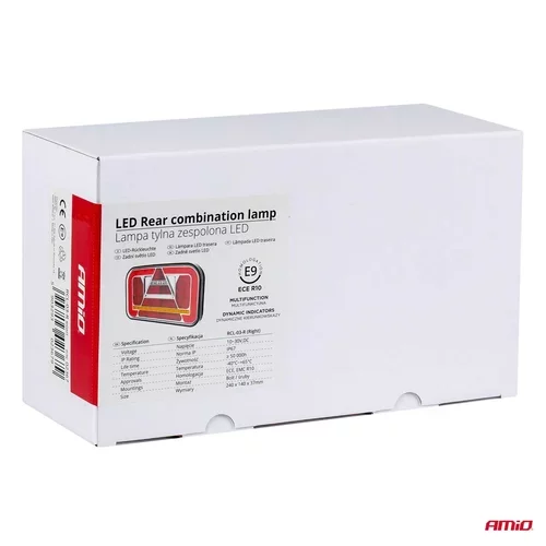 Svetlo zadné združené LED dynamické PRAVÉ RCL-03-R /AMiO/ - obr. 12