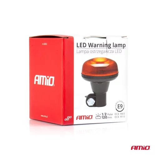 Výstražný maják W21p na tyč R65 R10 18LED 12/24V IP56 /AMiO/ - obr. 4