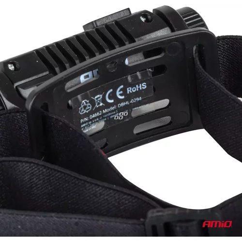Čelovka LED XPG+COB 1200mAh (BATT) AMiO-04662 - obr. 9