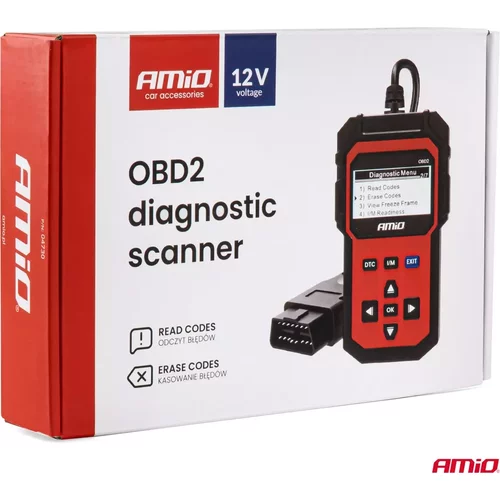 Diagnostický skener OBD2 autodiagnostika /AMiO/ - obr. 4