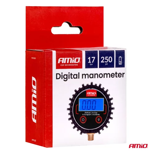 Pneumerač digitálny 17 barov AMiO-04463 - obr. 10